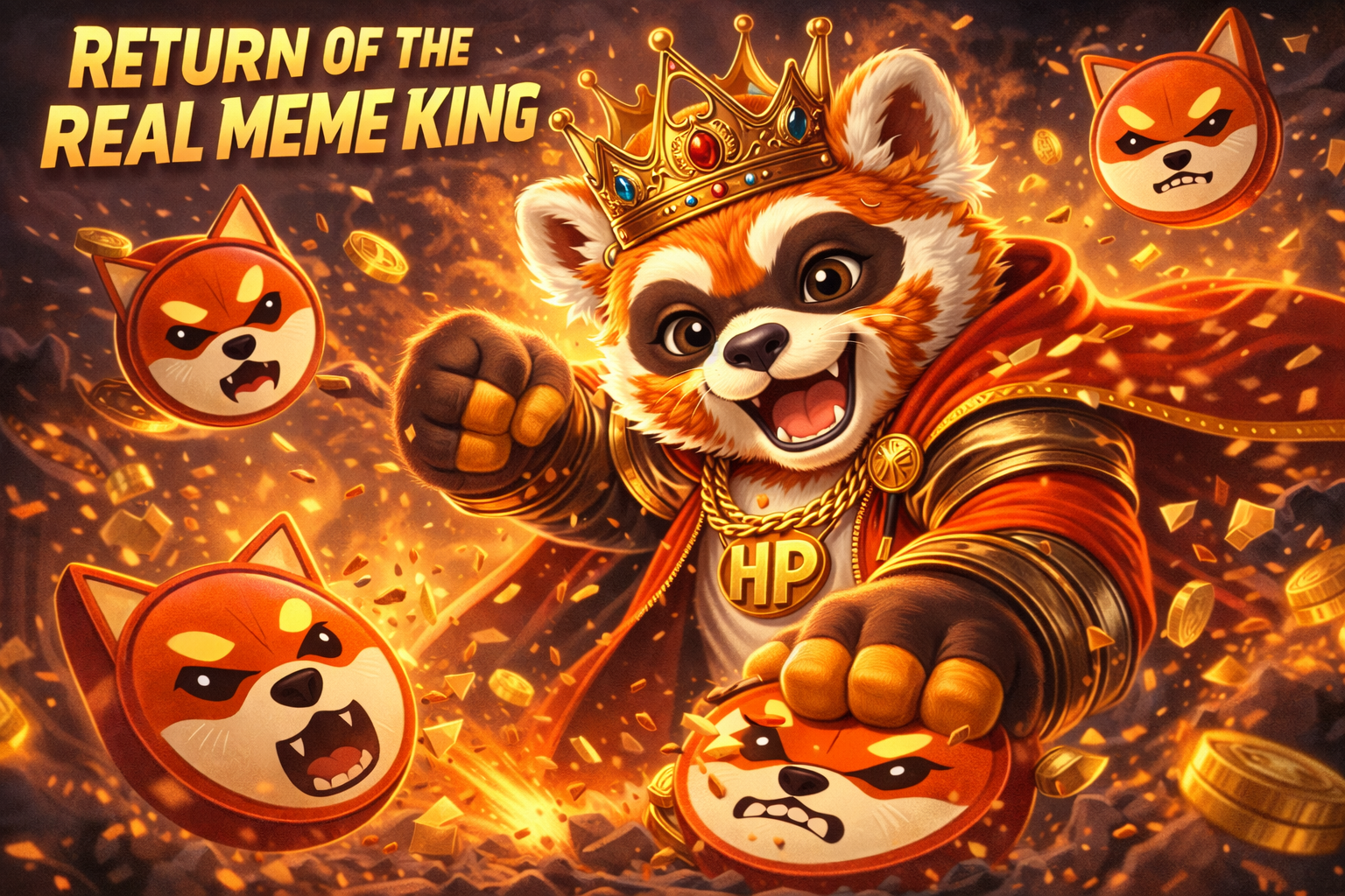 HeroPANDA vs Inu Coins: The Return of the Real Meme King