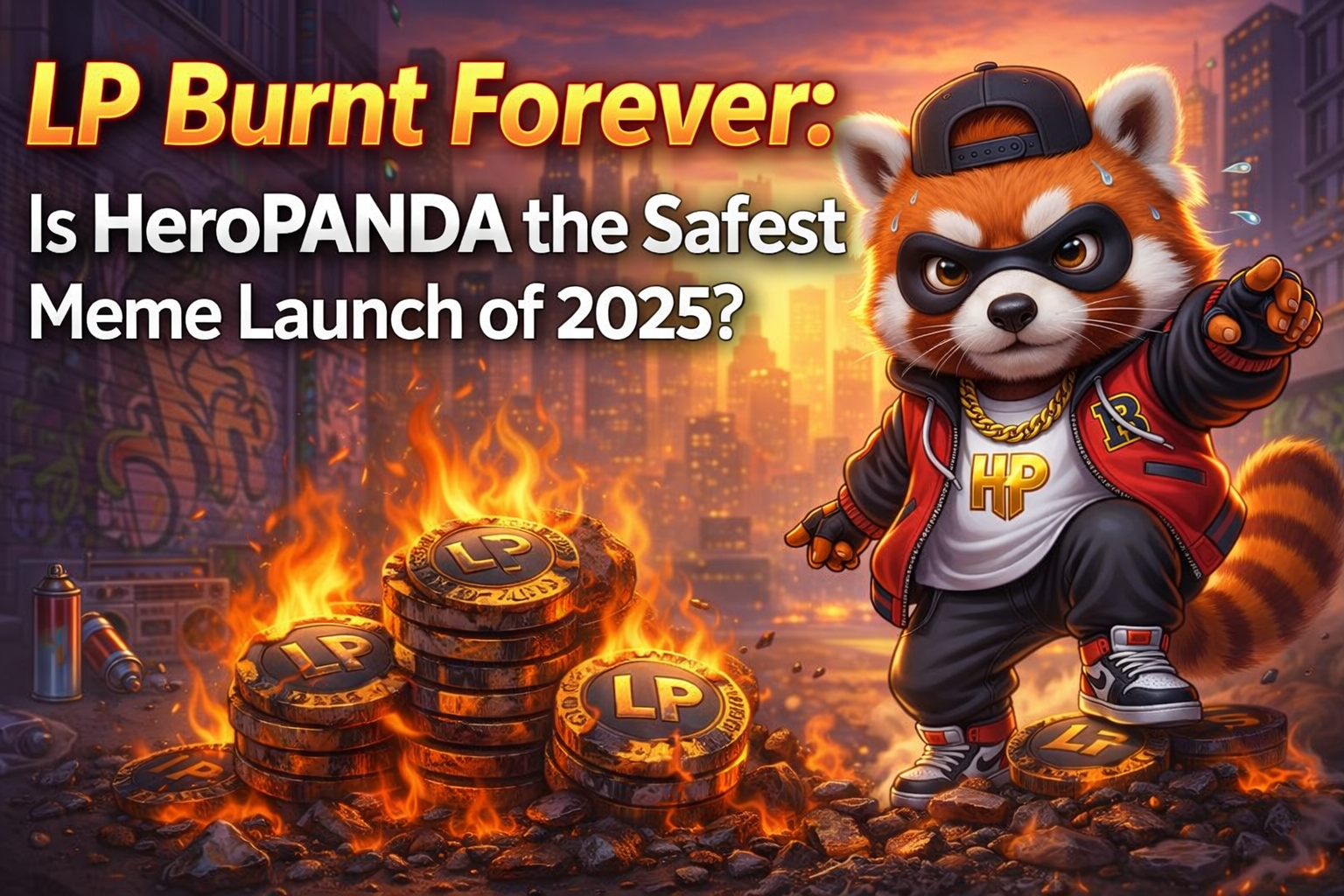 LP Burnt Forever: Is HeroPANDA the Safest Meme Launch of 2025?