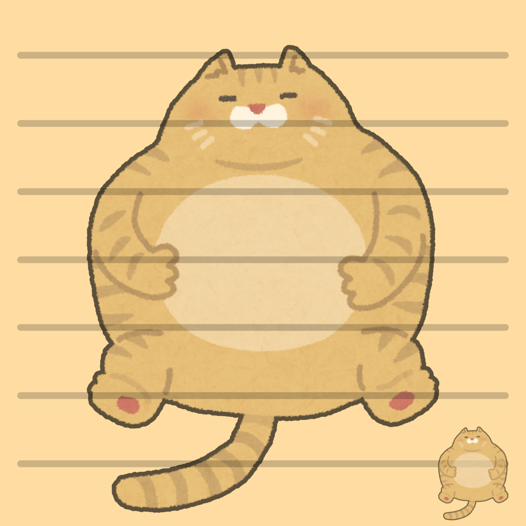Notepad Cats – Printable Square Sticky Notes (Digital Download) view 4
