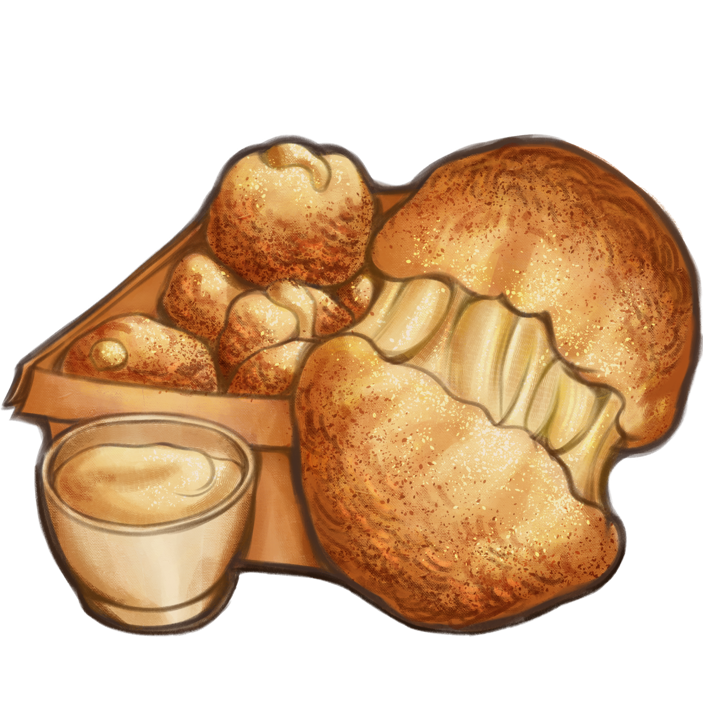 Potato Mozzarella Chicken Balls